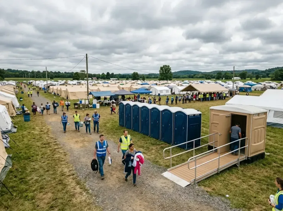 disaster-relief-camp-restrooms-010 — frequently asked questions, Dumpster & Portable Bathrooms Rental in Glassport, PA